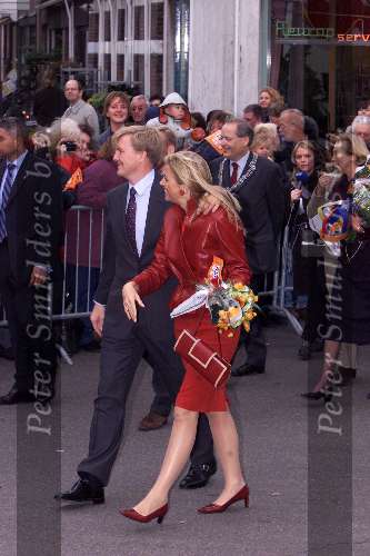 Den Haag 31 oktober 2001
Prins Willem Alexander en Maxima bezoeken Den Haag.