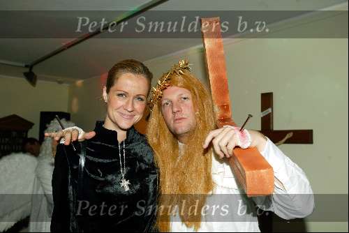 Amsterdam 11 december 2003
1 jarig bestaan van media-republic. 
Paulien Huizinga met Michiel Mol