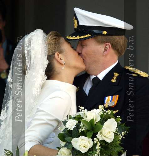 Amsterdam 2 februari 2002
Trouwen Prins Willem Alexander met Prinses Maxima
De Kus