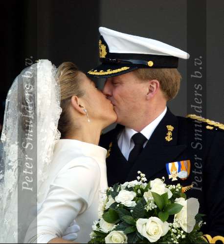 Amsterdam 2 februari 2002
Trouwen Prins Willem Alexander met Prinses Maxima
De Kus