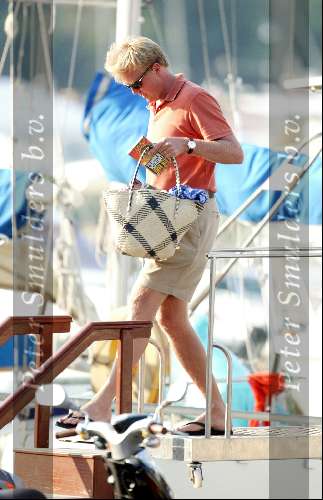Porto Ercole 5 augustus 2003
Prinses Maxima en Prins Willem Alexander op de jumbo VI
