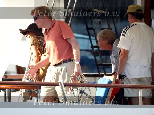 Porto Ercole 5 augustus 2003
Prinses Maxima en Prins Willem Alexander op de jumbo VI