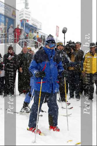 Sankt Moritz 6 februari 2002
Prins Willem Alexander en Maxima op huwelijksreis.
Wintersport