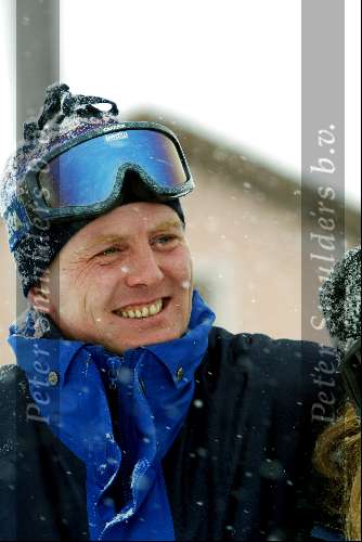 Sankt Moritz 6 februari 2002
Prins Willem Alexander en Maxima op huwelijksreis.
Wintersport