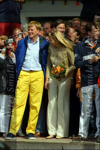 Kaagdorp 11 juli 2002
Prins Willem Alexander en Maxima