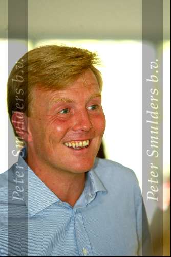 Curacao 12 augustus 2002
Prins Willem Alexander met gele tanden