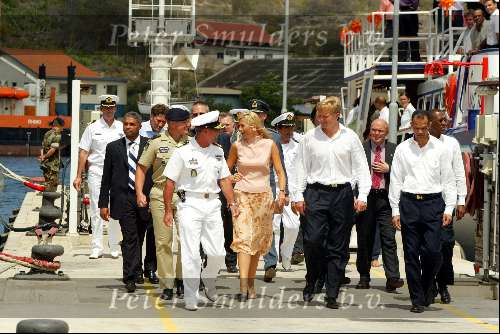 Curacao 12 augustus 2002
Prins Willem Alexander en Maxima op Curacao