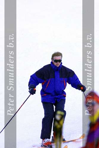 Lech 18 Februari 2001 
Prins Willem Alexander skieend
