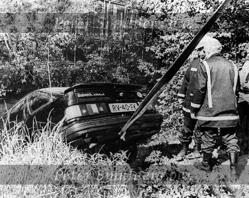1988 De auto die te water is geraakt van Prins willem Alexander