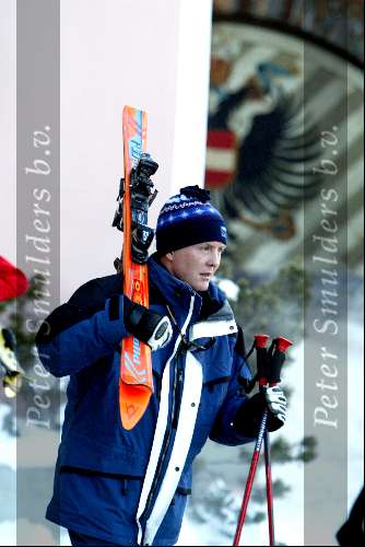 Lech 20  februari 2003
Prins Willem Alexander op wintersport