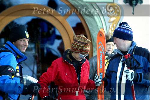 Lech 20  februari 2003
Prins Willem Alexander en Maxima opwintersport
