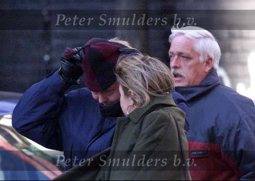 New York, 22 januari 2000
Prins Willem Alexander samen met Maxima na afloop van een diner samen met een beveiligingsbeambte
Rest. CIPRIANI Downtown