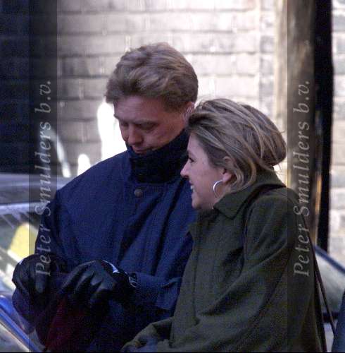 New York, 22 januari 2000
Prins Willem Alexander samen met Maxima na afloop van een lunch in een New York\\\'s restaurant
Eerste officiele foto\\\'s