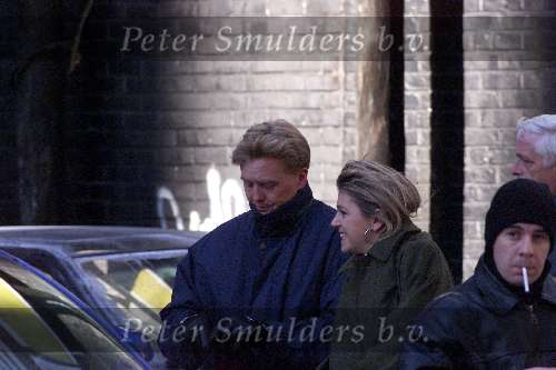 New York, 22 januari 2000
Prins Willem Alexander samen met Maxima na afloop van een lunch in een New York\\\'s restaurant
Eerste officiele foto\\\'s