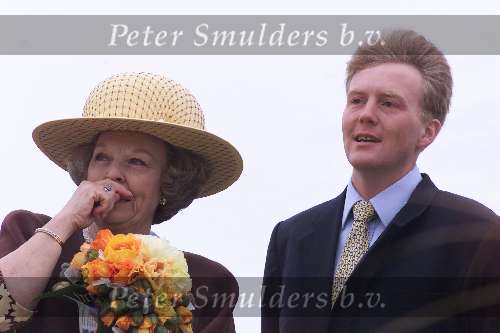 Leiden, 29 april 2000
Koninginnedag 2000
Prins Willem Alexander en Koningin Beatrix