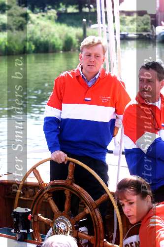 Muiden 9 juni 2001
Prins Willem Alexander en Yvonne v Gennip
