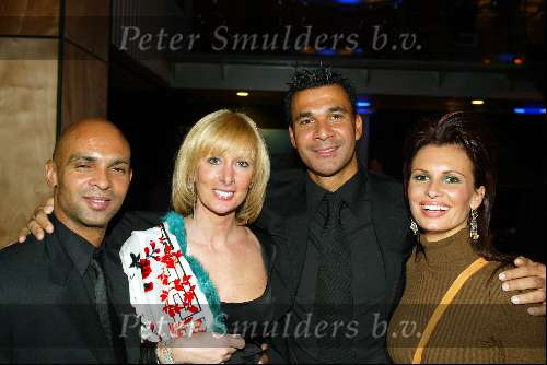 Amsterdam 10 december 2003
Opening Miljonairsbeurs in Rai. 
Ruud Gullit Monique des Bouvrie Leontine Borsato Ruiters