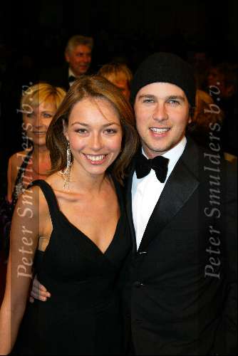 Amsterdam 15 december 2003
Premiere Lord of the Rings in Tuschinski.
Winston Gerschtanowitz met vriendin Renate