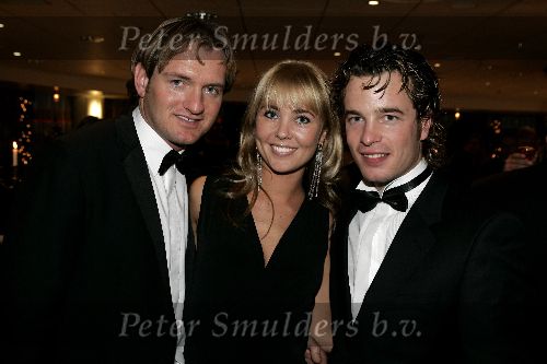 Scheveningen 13 december 2004
Society lunch Holland casino.
Nicky Pastorelli met vriendin en Christian Looman