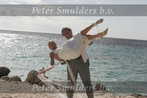 Curacao 30 December 2004
Trouwen Edwin Smulders met Anouk Voorveld