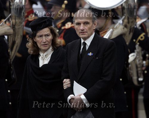 Delft 11 december 2004
Begrafenis Prins Bernhard in Delft.
Frank Houben met vrouw