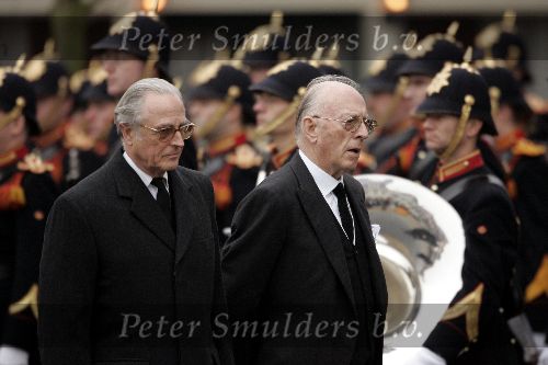 Delft 11 december 2004
Begrafenis Prins Bernhard in Delft.
Franz von Bayeren en Moritz Landgraf von Hessen