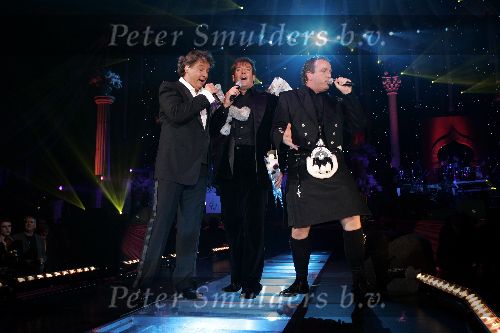 Rotterdam 6 december 2004
Gordon tijdens met Gerard Joling en Rene Froger
