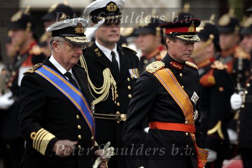 Delft 11 december 2004
Begrafenis Prins Bernhard in Delft.
Henri v Luxemburg en Prins Albert van Belgie