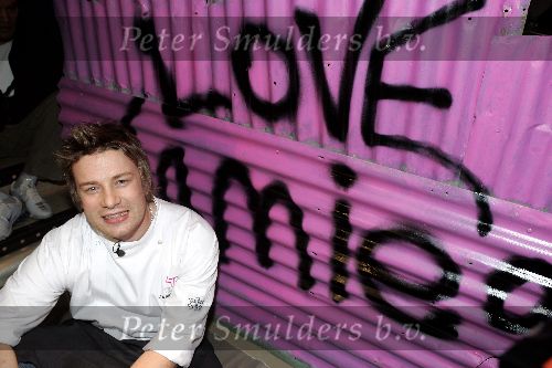 Amsterdam 14 december 2004
Opening restaurant Fifteen van Jamie Oliver in Amsterdam.
Jamie Oliver