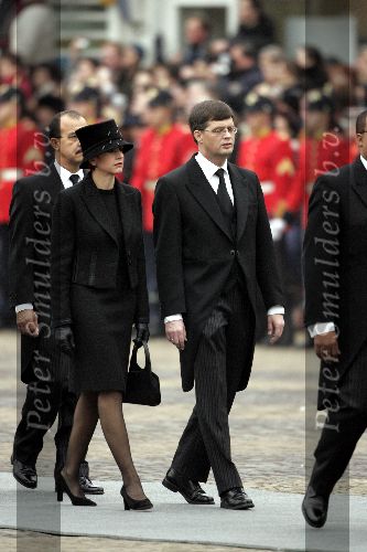 Delft 11 december 2004
Begrafenis Prins Bernhard in Delft.
Jan Peter Balkenende met vrouw