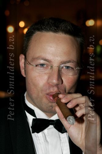 Scheveningen 13 december 2004
Society lunch Holland casino.
Joost Buitenweg met sigaar