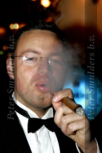 Scheveningen 13 december 2004
Society lunch Holland casino.
Joost Buitenweg met sigaar