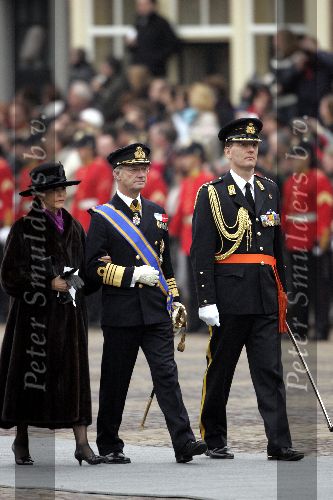 Delft 11 december 2004
Begrafenis Prins Bernhard in Delft.
Koning Carl gustaf van zweden met zijn vrouw Koningin Silvia