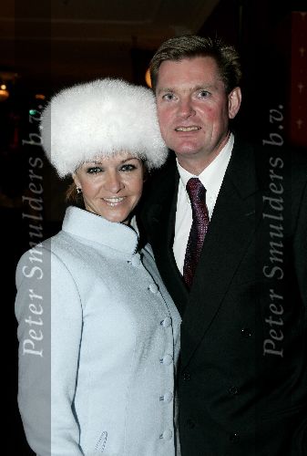 Kaatsheuvel 20 december 2004
Kerstborrel Princess in de efteling.
Mariska v Kolck met bont muts en man