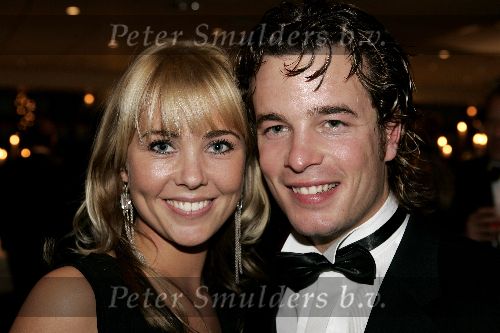 Scheveningen 13 december 2004
Society lunch Holland casino.
Nicky Pastorelli met vriendin