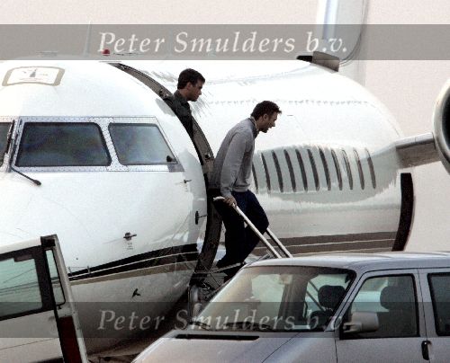 Schiphol Oost 9 december 2004
Robbie Williams arriveert op schiphol Oost