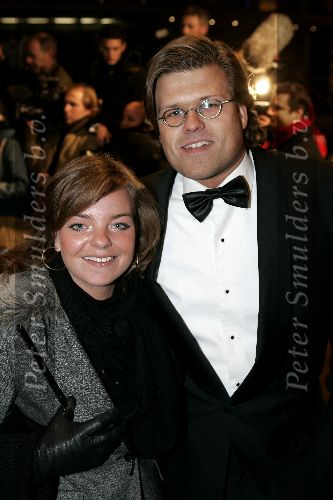 Amsterdam 13 december 2004
Premiere Floris in Tuschinski in Amsterdam.
Rolls Ratelband met vriendin