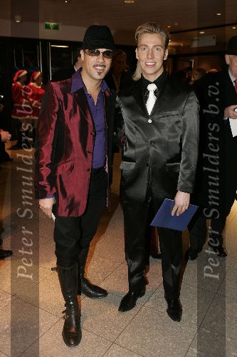 Den Bosch 19 december 2004
Premiere de Jantjes in de Parade
Stanley Burlesson met vriend