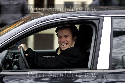 Laren 15 december 2004
Winston Gerschtanowitz in zijn Porsche Cayenne in Laren