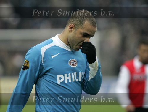 Rotterdam, 11 December 2005 Kompetiewedstrijd seizoen 2005/2006
Feyenoord-PSV, eindstand 1-0
ALEX PSV