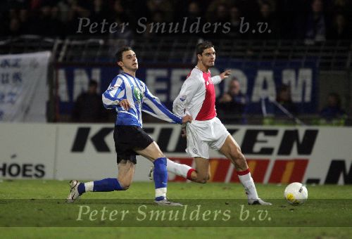 Eindhoven, 22 December 2005
Wedstrijd voor de GATORADE Cup 1/8 finale
Eindhoven-AJAX, eindstand 1-6
Angelos Charisteas
