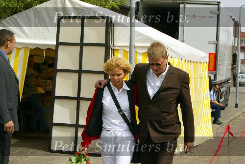 Hilversum 30 mei 2002
Begrafenis Bart de Graaff
Anita Witzier met ex man