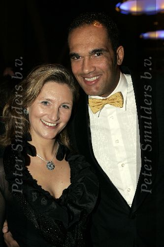 Amsterdam 8 december 2005
VIP avond miljonairs fair in Rai.
Arnold Vanderleyde met vriendin