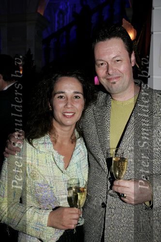 Amsterdam 19 december 2005
Kerst borrel Princess in amstel hotel.
Carel Kraayenhof met vrouw
