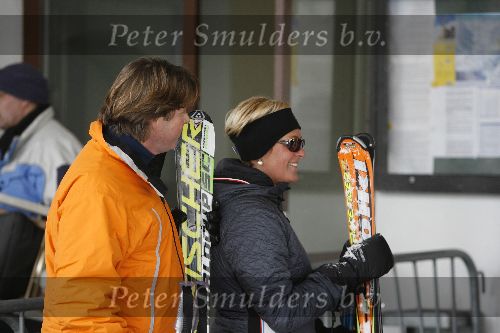 Serfhaus 29 december 2005
Caroline Tensen met Peter Gallas  op skivakantie.