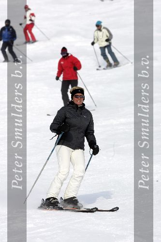 Serfhaus 29 december 2005
Caroline Tensen met Peter Gallas  op skivakantie.