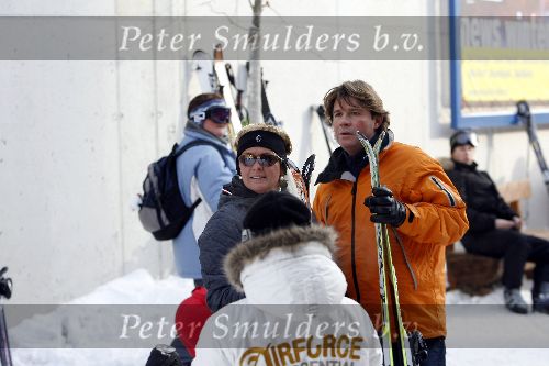 Serfhaus 29 december 2005
Caroline Tensen met Peter Gallas  op skivakantie.
