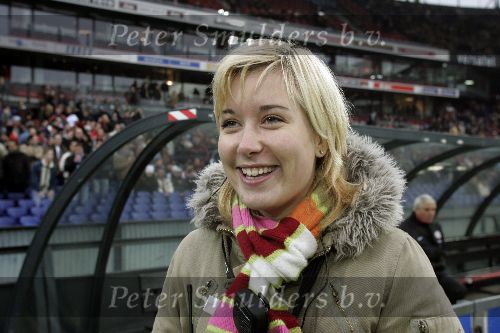Rotterdam, 11 December 2005 Kompetiewedstrijd seizoen 2005/2006
Feyenoord-PSV, eindstand 1-0
Carrie Ten Napel ( dochter avn Evert ten Napel )
© Foto Peter Smulders BV Eindhoven