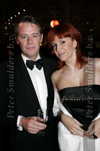Amsterdam 8 december 2005
VIP avond miljonairs fair in Rai.
Chazia Mourali met vriend