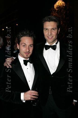 Amsterdam 8 december 2005
VIP avond miljonairs fair in Rai.
Bas Muijs  met Christoph Haddad
